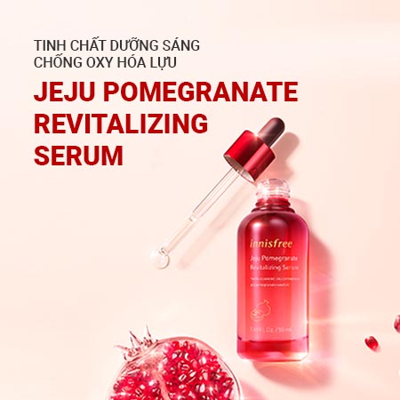 
															
																Tinh chất chống oxy hóa lựu đỏ innisfree Jeju Pomegranate Revitalizing Serum 50 mL
															
															
