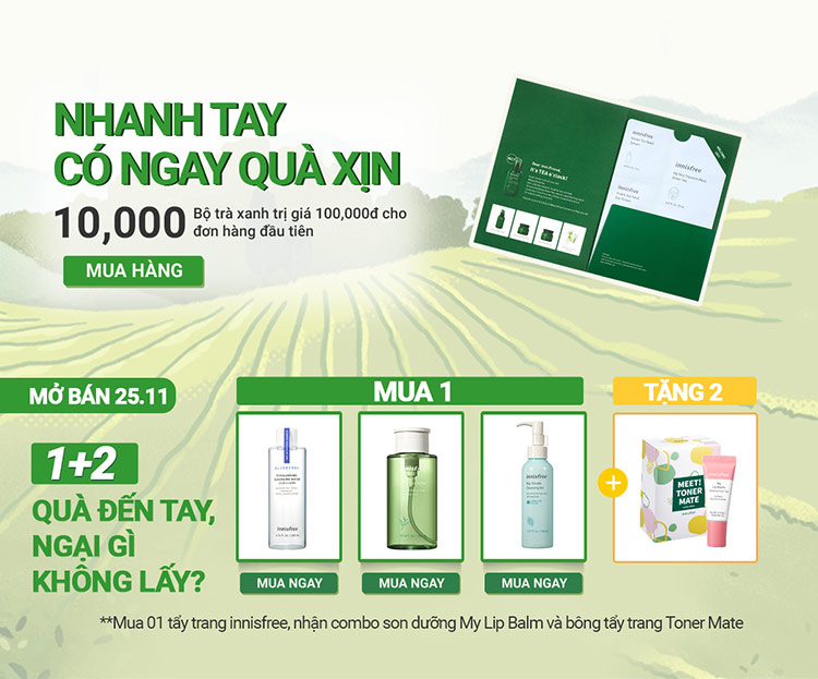 Săn ngay mỹ phẩm Innisfree sale sinh nhật Lazada 33 linh đình nhận quà  tuyệt đỉnh  Lazada  Thuvienmuasamcom
