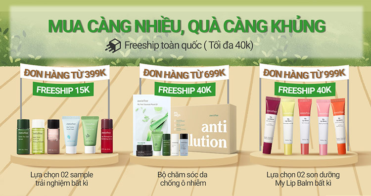 Top 10 quà tặng sinh nhật Innisfree hot nhất hiện nay năm 2020