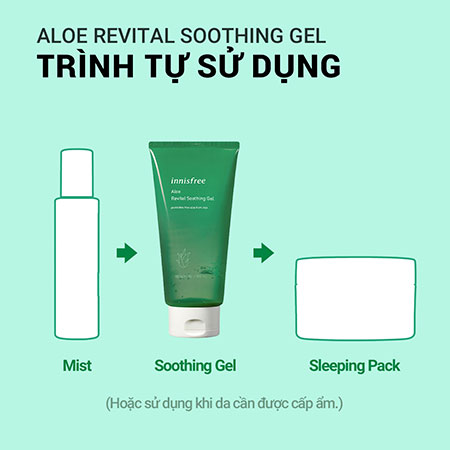 Gel nha đam dưỡng da innisfree Aloe Revital Soothing Gel 300 mL