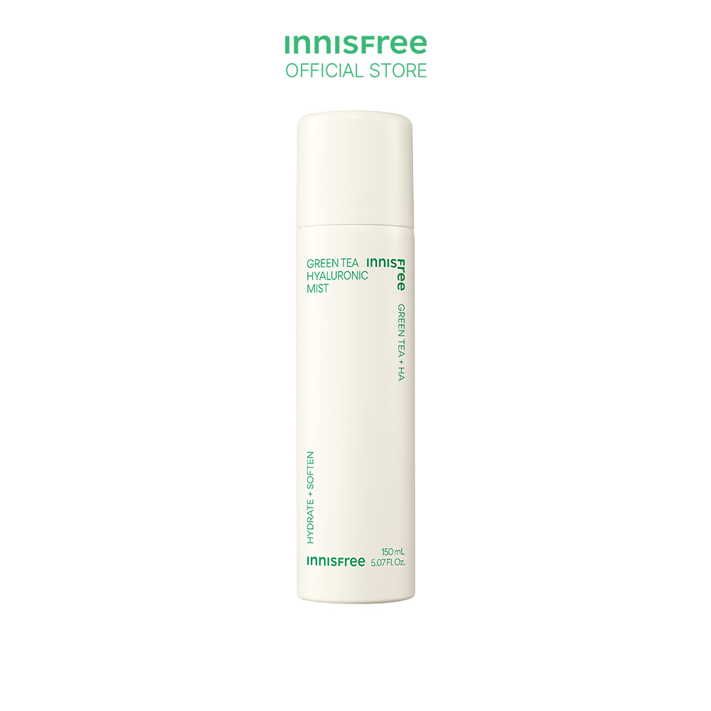 Xịt khoáng dưỡng ẩm trà xanh INNISFREE Green Tea Hyaluronic Mist 150 mL