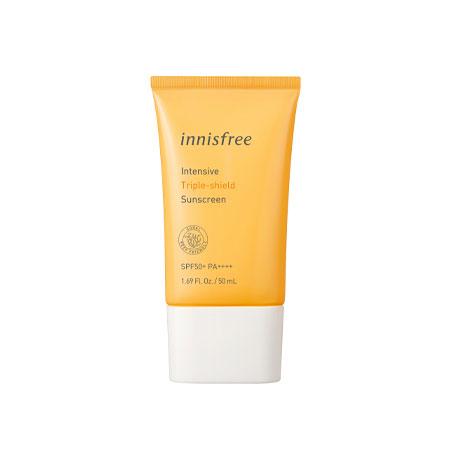 Kem chống nắng lâu trôi tăng cường innisfree Intensive Triple-shield Sunscreen SPF50+ PA++++ 50 mL