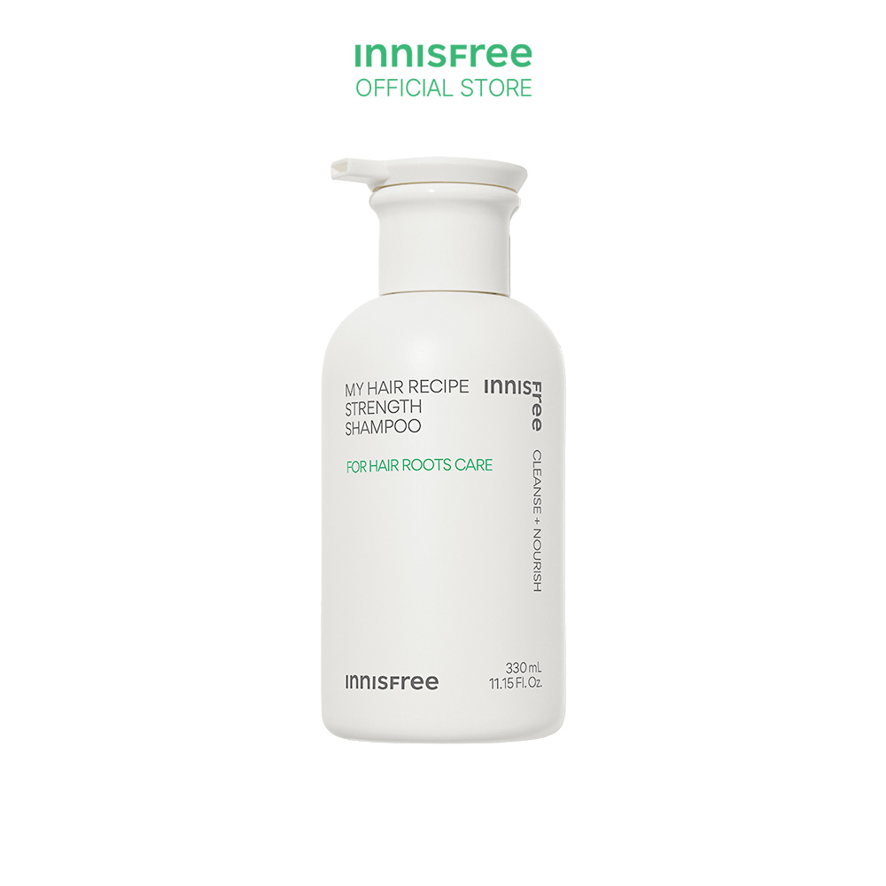 Dầu gội nuôi dưỡng chân tóc innisfree My Hair Recipe Strength Shampoo For Hair Roots Care 330 mL