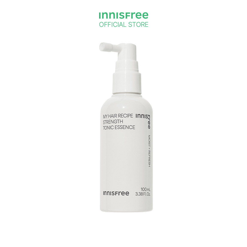 Xịt dưỡng tóc innisfree My Hair Recipe Strength Tonic Essence For Hair Roots Care 100 mL