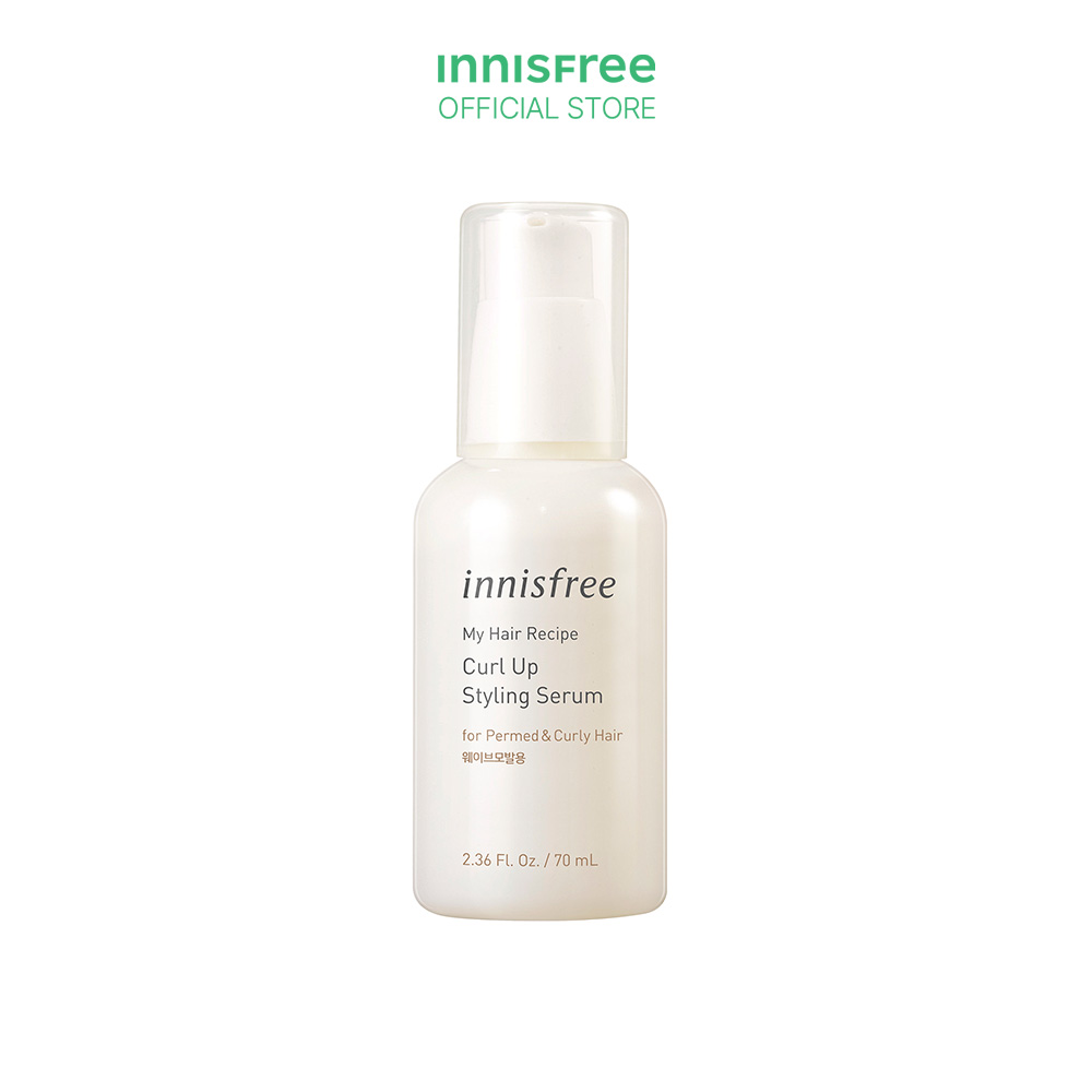 Tinh chất dưỡng tóc uốn innisfree My Hair Recipe Curl Up Essence For Permed  & Curly Hair 100 mL | innisfree Việt Nam