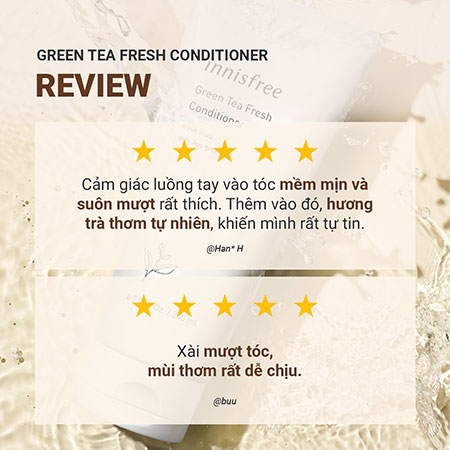 Dầu xả hương trà xanh innisfree Green Tea Fresh Conditioner 200 mL