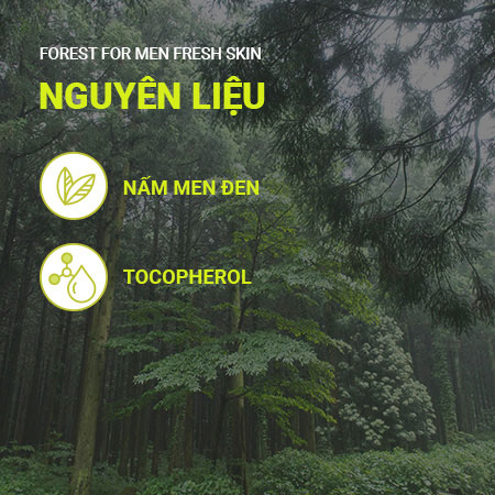 Nước cân bằng dành cho nam INNISFREE Forest for men Fresh Skin 180 mL