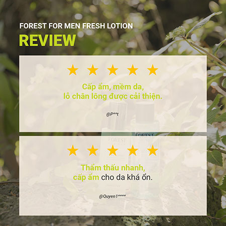 Sữa dưỡng ẩm cho nam innisfree Forest for men Fresh Lotion 140 mL