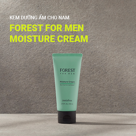 Kem dưỡng ẩm cho nam innisfree Forest for men Moisture Cream 80ml