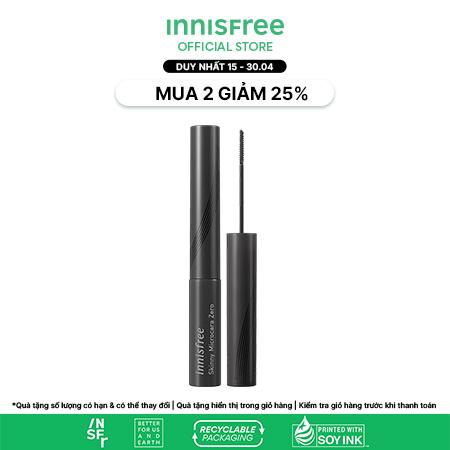 Mascara siêu mảnh chống trôi innisfree Skinny Microcara Zero 3.5 g