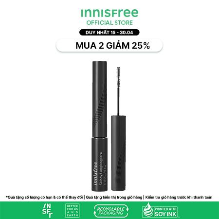 Cây chải mi siêu mảnh làm dày mi innisfree Skinny Longlongcara 3.5 g