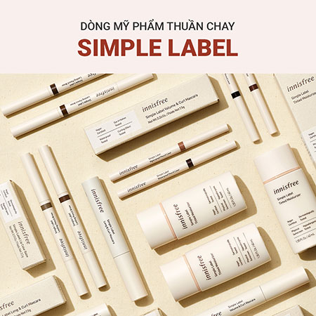 Mascara thuần chay, làm dài và cong mi innisfree Simple Label Long & Curl Mascara 7.5 g