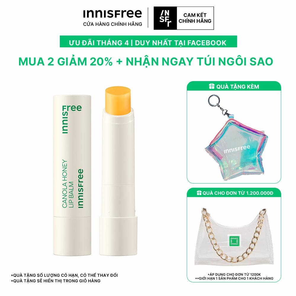 Son dưỡng ẩm không màu innisfree Canola Honey Lip Balm 3.5 g