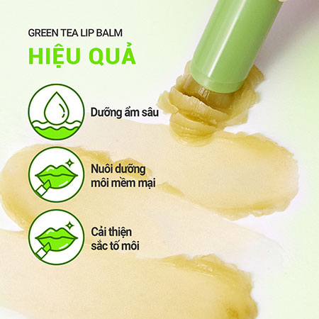 Son dưỡng môi innisfree Green Tea Lip Balm 3.6 g