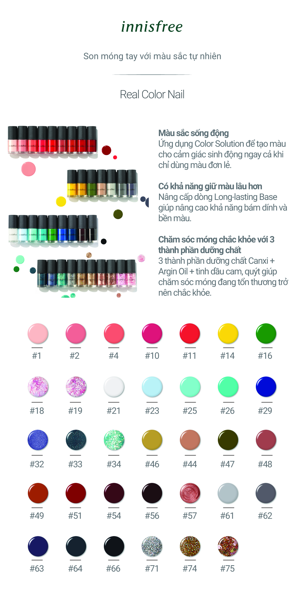 Sơn móng innisfree Real Color Nail 6 mL