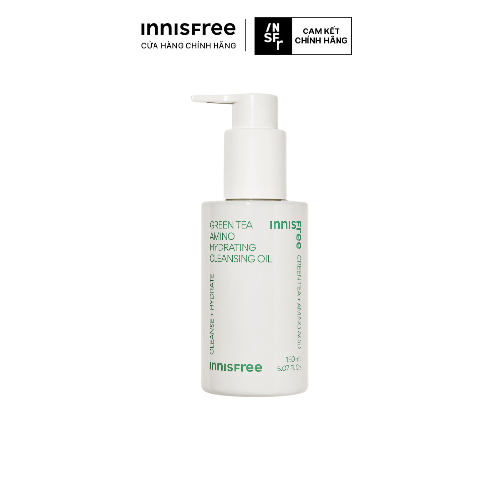 Dầu tẩy trang INNISFREE Green Tea Hydrating Amino Acid Cleansing Oil 150 mL