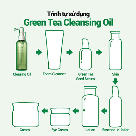 Dầu tẩy trang INNISFREE Green Tea Hydrating Amino Acid Cleansing Oil 150 mL