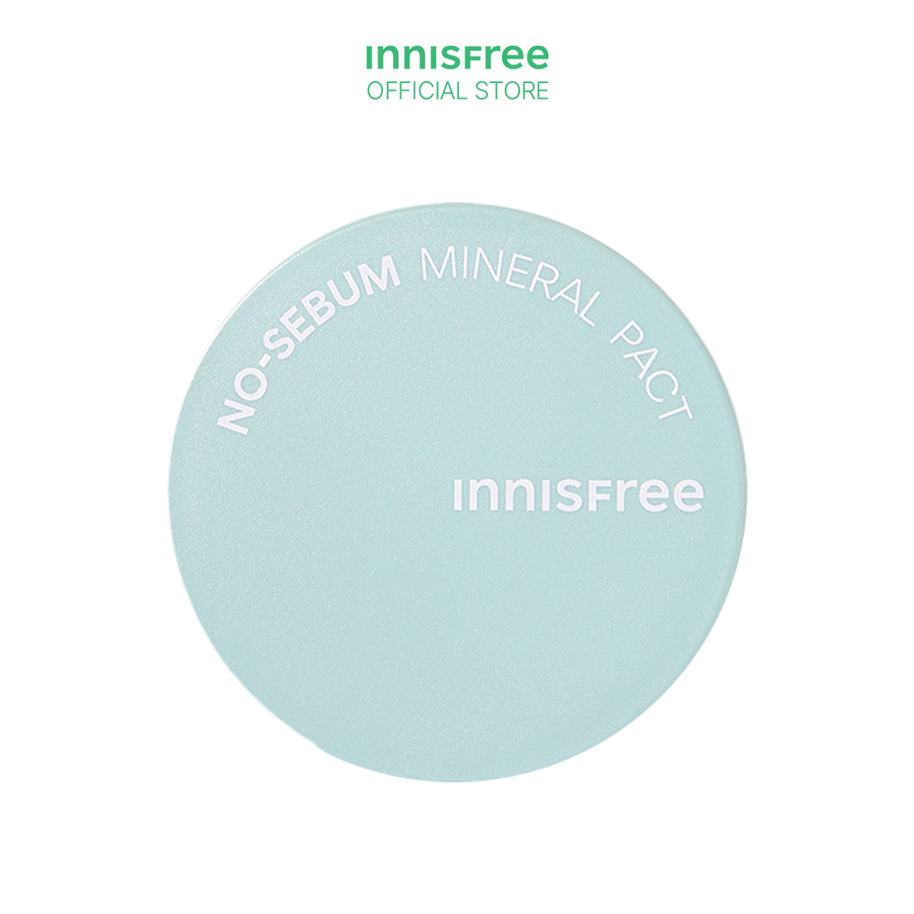 Phấn khoáng kiềm dầu dạng nén INNISFREE No Sebum Mineral Pact 8.5 g
