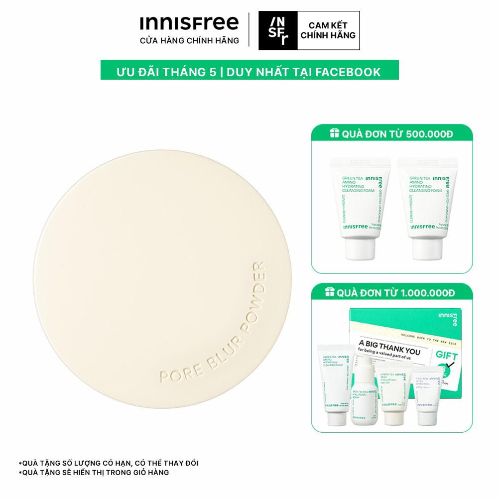 Phấn phủ dạng bột làm mịn lỗ chân lông innisfree Pore Blur Powder 11g