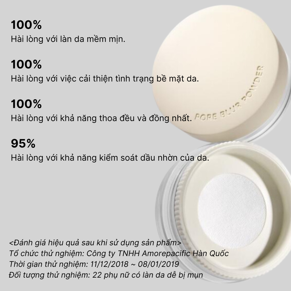 Phấn phủ dạng bột làm mịn lỗ chân lông innisfree Pore Blur Powder 11g