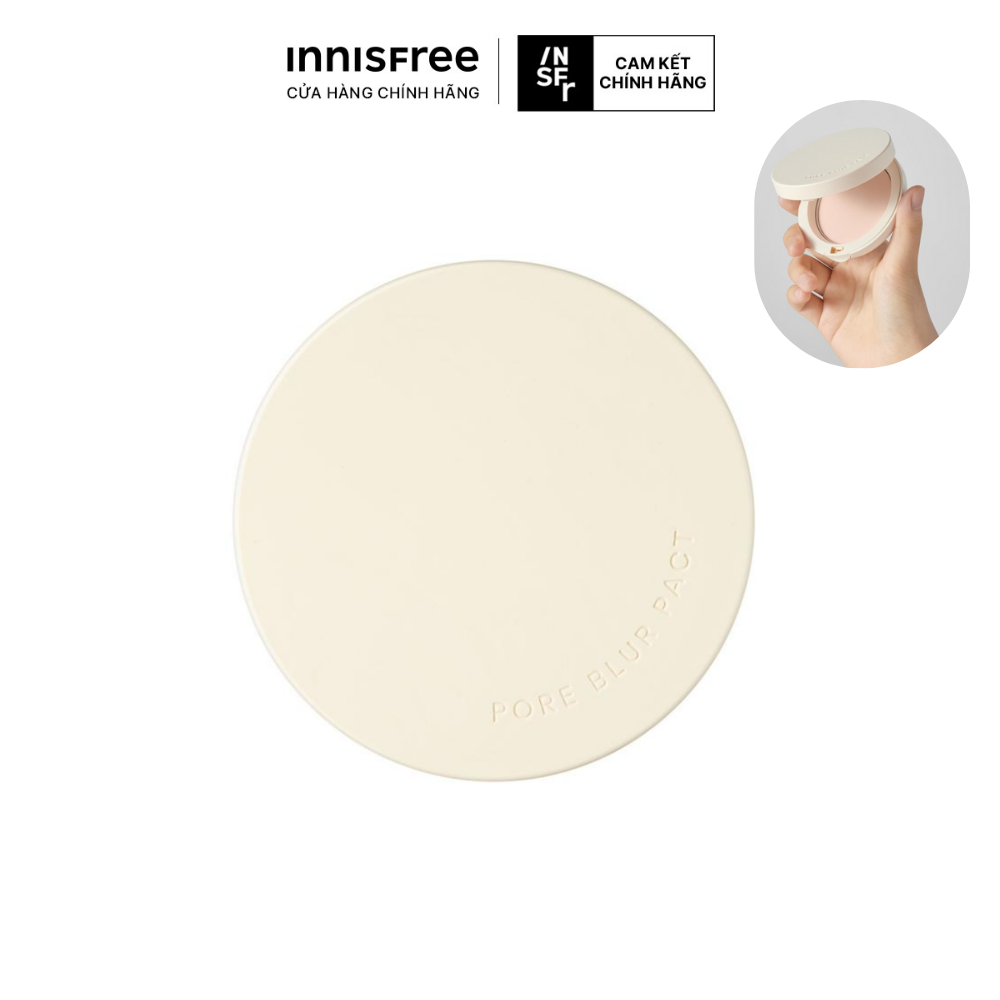 Phấn phủ dạng nén làm mờ lỗ chân lông innisfree Pore Blur Pact 12.5 g