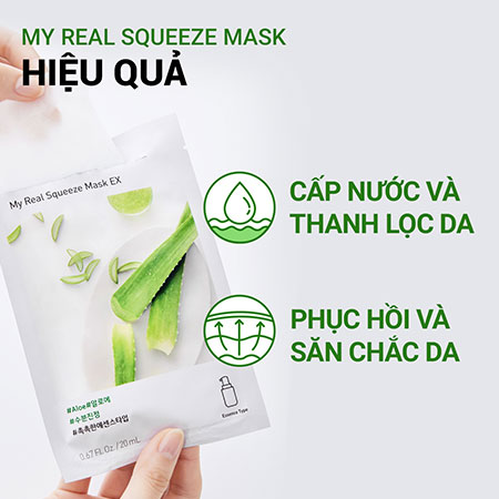Mặt nạ giấy nước ép thiên nhiên Jeju innisfree Squeeze Energy Mask 22 mL