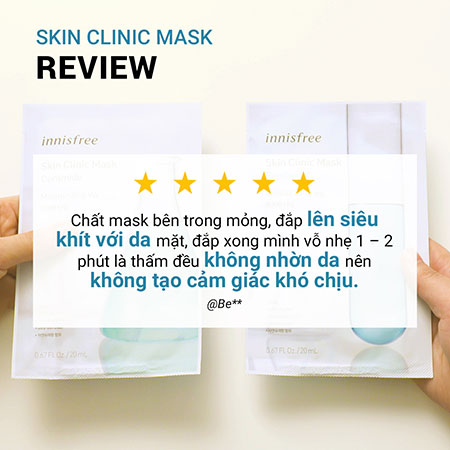 Mặt nạ dưỡng da innisfree Skin Clinic Mask 20 mL