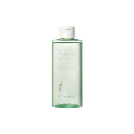 Nước cân bằng làm sạch tế bào da chết innisfree Green Barley Peeling Toner 250 mL