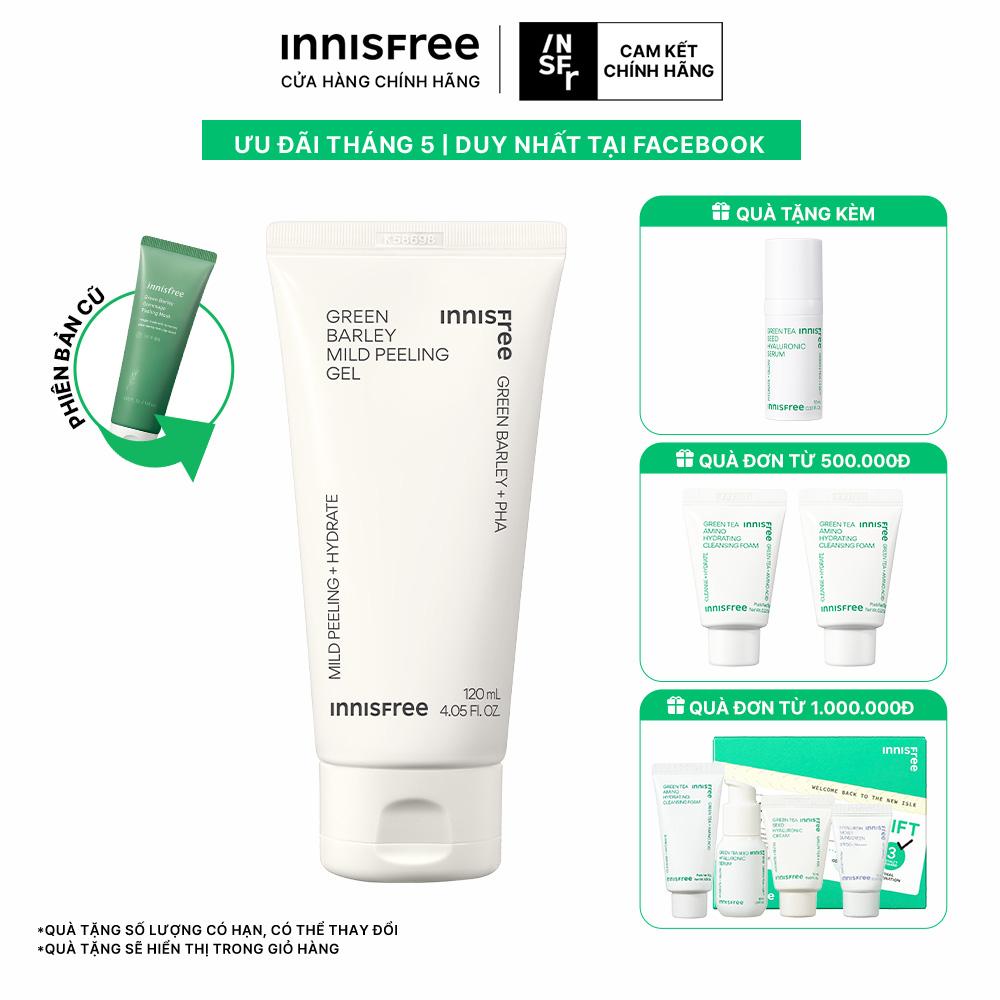 Mặt nạ tẩy tế bào da chết innisfree Green Barley Gommage Mask 120 mL