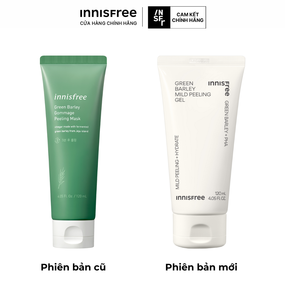   Mặt nạ tẩy tế bào da chết innisfree Green Barley Gommage Mask 120 mL