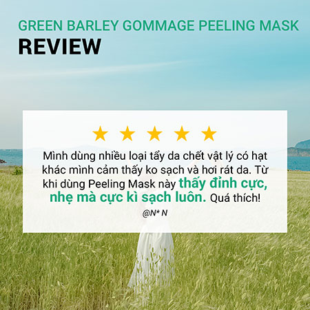   Mặt nạ tẩy tế bào da chết innisfree Green Barley Gommage Mask 120 mL