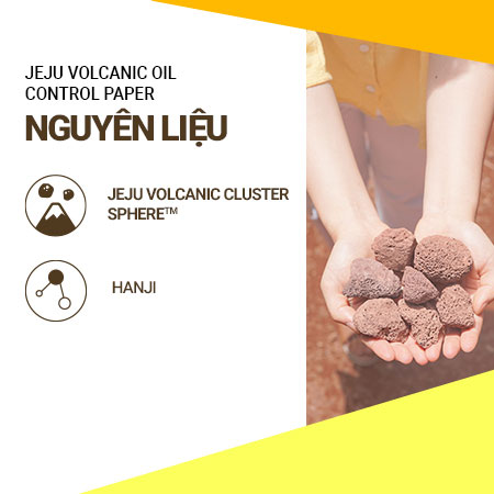 Giấy thấm dầu innisfree Jeju Volcanic Oil Control Paper 50 shts