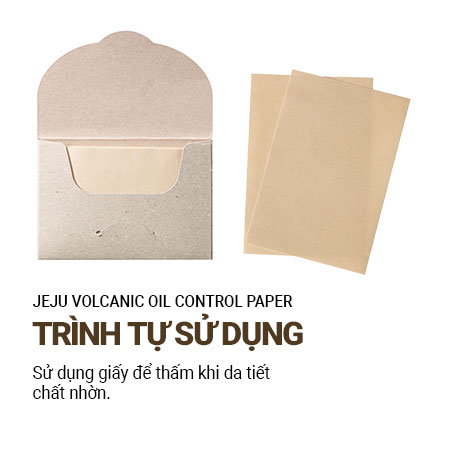 Giấy thấm dầu innisfree Jeju Volcanic Oil Control Paper 50 shts