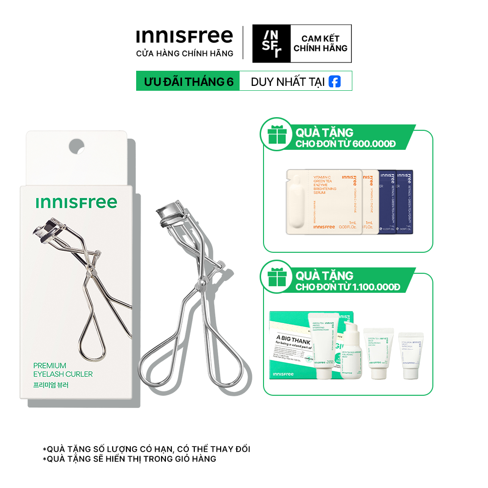 Bấm mi cao cấp innisfree Premium Eyelash Curler 1 ea
