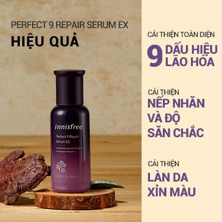 (ĐỘC QUYỀN) Bộ Sản Phẩm Chống Lão Hóa Perfect 9 Intensive Serum và Cream Combo