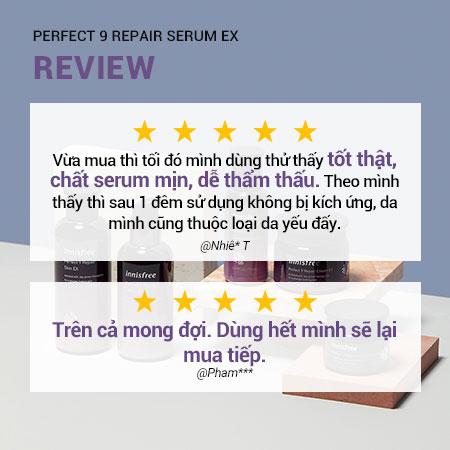 (ĐỘC QUYỀN) Bộ Sản Phẩm Chống Lão Hóa Perfect 9 Intensive Serum và Cream Combo