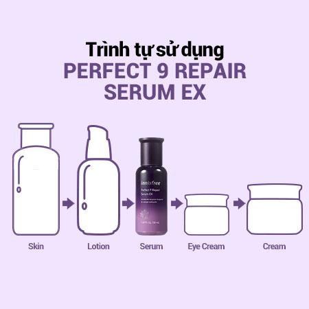 (ĐỘC QUYỀN) Bộ Sản Phẩm Chống Lão Hóa Perfect 9 Intensive Serum và Cream Combo