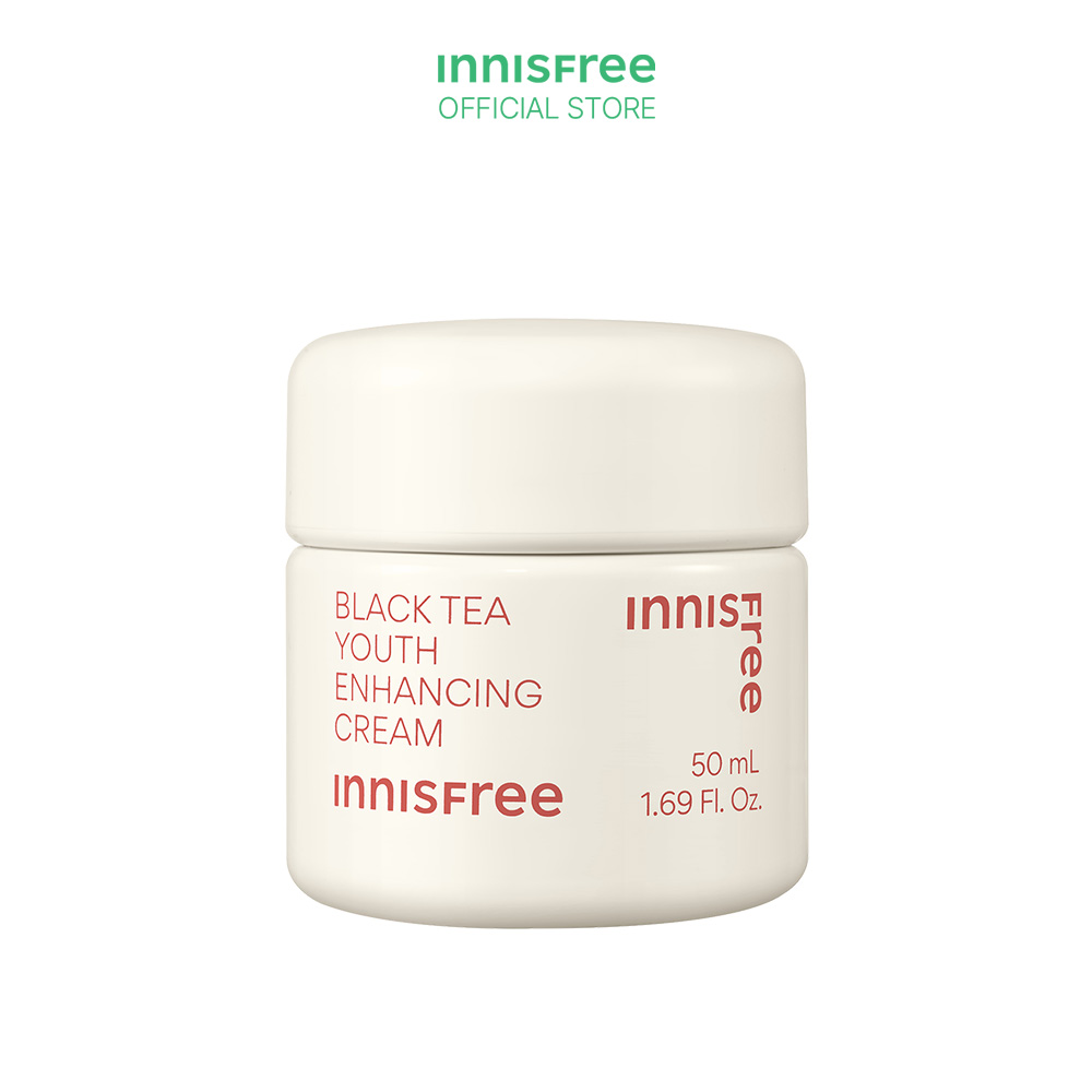 Kem dưỡng da ngăn ngừa lão hóa từ trà đen INNISFREE Black Tea Youth Enhancing Cream 50 mL 