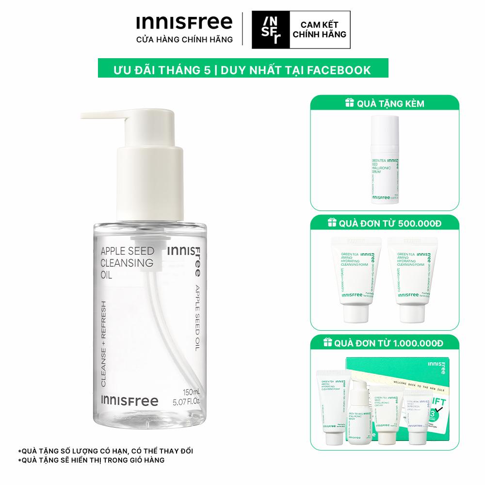  Dầu tẩy trang INNISFREE Apple Seed Cleansing Oil 150 mL