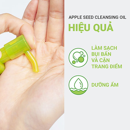  Dầu tẩy trang INNISFEEE Apple Seed Cleansing Oil 150 mL