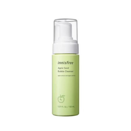 Sữa rửa mặt làm sạch dạng bọt innisfree Apple Seed Bubble Cleanser 150 mL