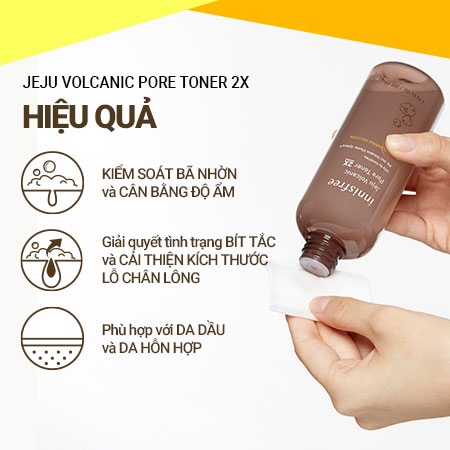 Nước cân bằng tro núi lửa INNISFREE PHA Pore Volcanic Refining Toner 170ml