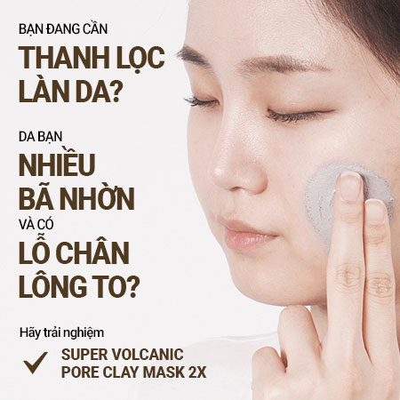 Mặt nạ se khít lỗ chân lông innisfree Super Volcanic Pore Clay Mask 2X 20 mL