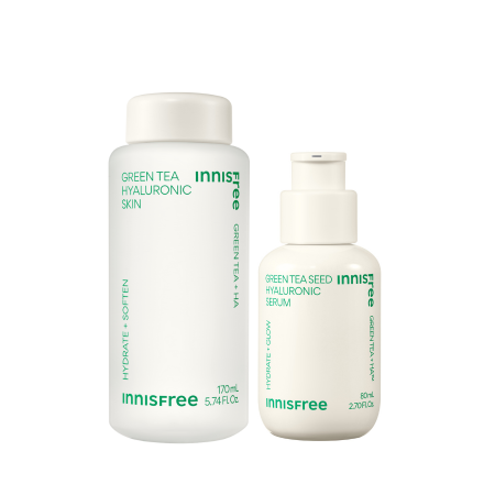 (ĐỘC QUYỀN) Set tinh chất và nước cân bằng Green Tea Seed Hyaluronic Serum & Skin Combo