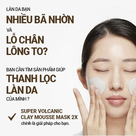 Mặt nạ se khít lỗ chân lông dạng bọt xốp innisfree Jeju Super Volcanic Clay Mousse Mask 2X 100 mL
