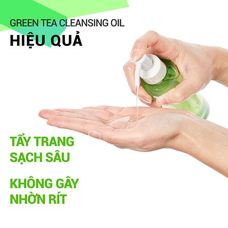 Bộ đôi dầu tẩy trang và sữa rửa mặt trà xanh innisfree Green Tea Hydrating Amino Acid Cleansing Oil & Green Tea Hydrating Amino Acid Cleansing Foam