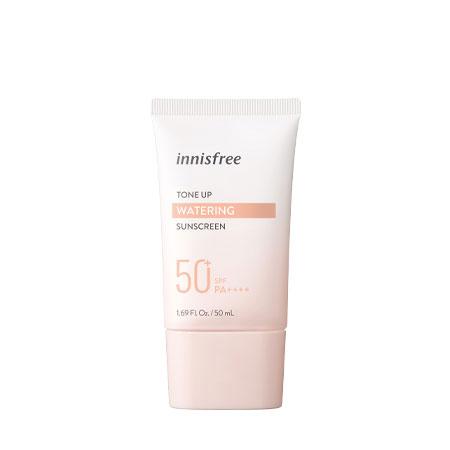 Kem chống nắng nâng tông innisfree Tone Up Watering Sunscreen SPF 50+ PA++++ 50 mL