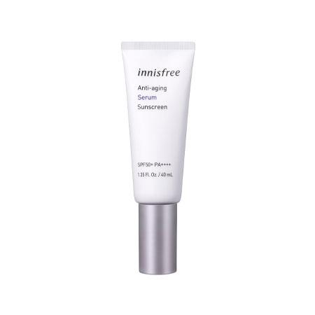 Kem chống nắng hỗ trợ chống lão hoá innisfree Anti-aging Serum Sunscreen SPF 50+ PA++++ 40 mL