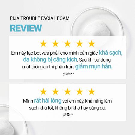 Bộ sữa rửa mặt làm dịu da mụn và tinh chất dưỡng ẩm trà xanh innisfree Bija Trouble Facial Foam & Green Tea Seed Serum Duo Set