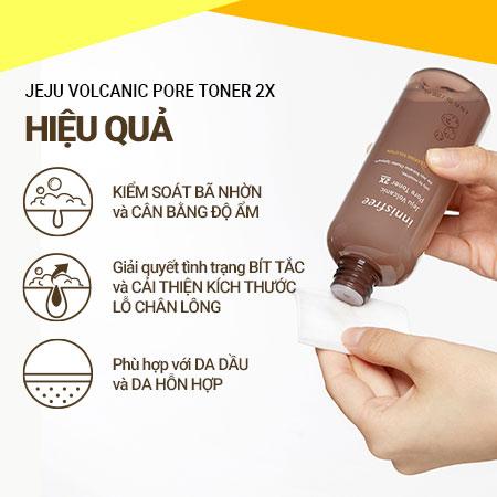 Set nước tẩy trang Green Tea và sữa rửa mặt làm sạch sâu từ đá tro núi lửa innisfree Volcanic Pore BHA Cleansing  Foam Combo